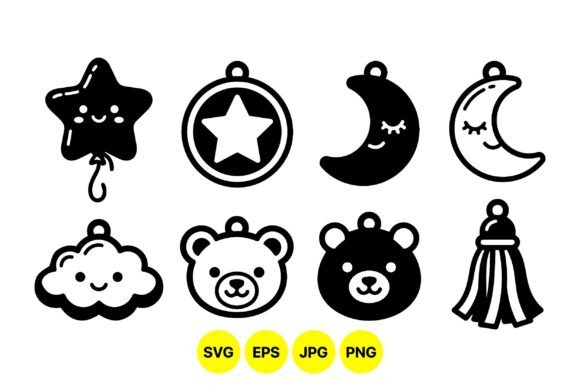 Download Cute Baby Nursery Clipart Icons - Premium Resources