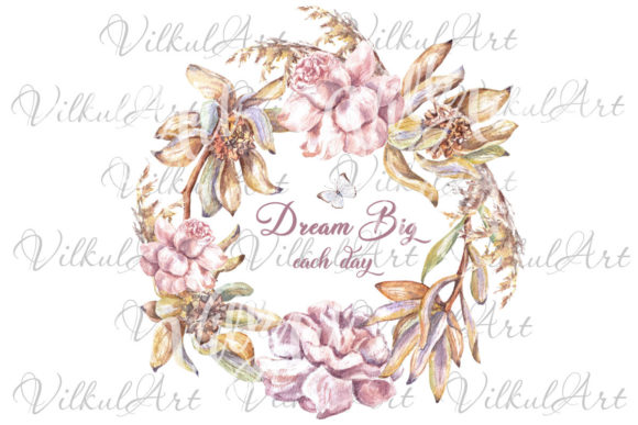 Download Boho Wreath Floral Sublimation Png - Boho wreath Collection