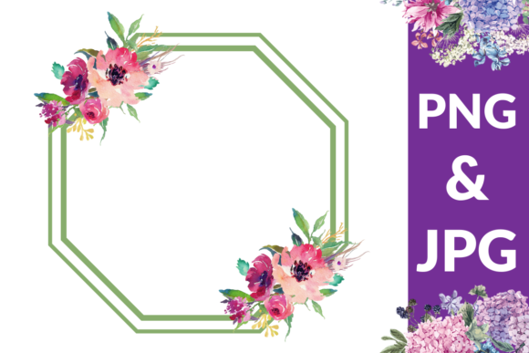 Download Watercolor Floral Frame - Premium Resources